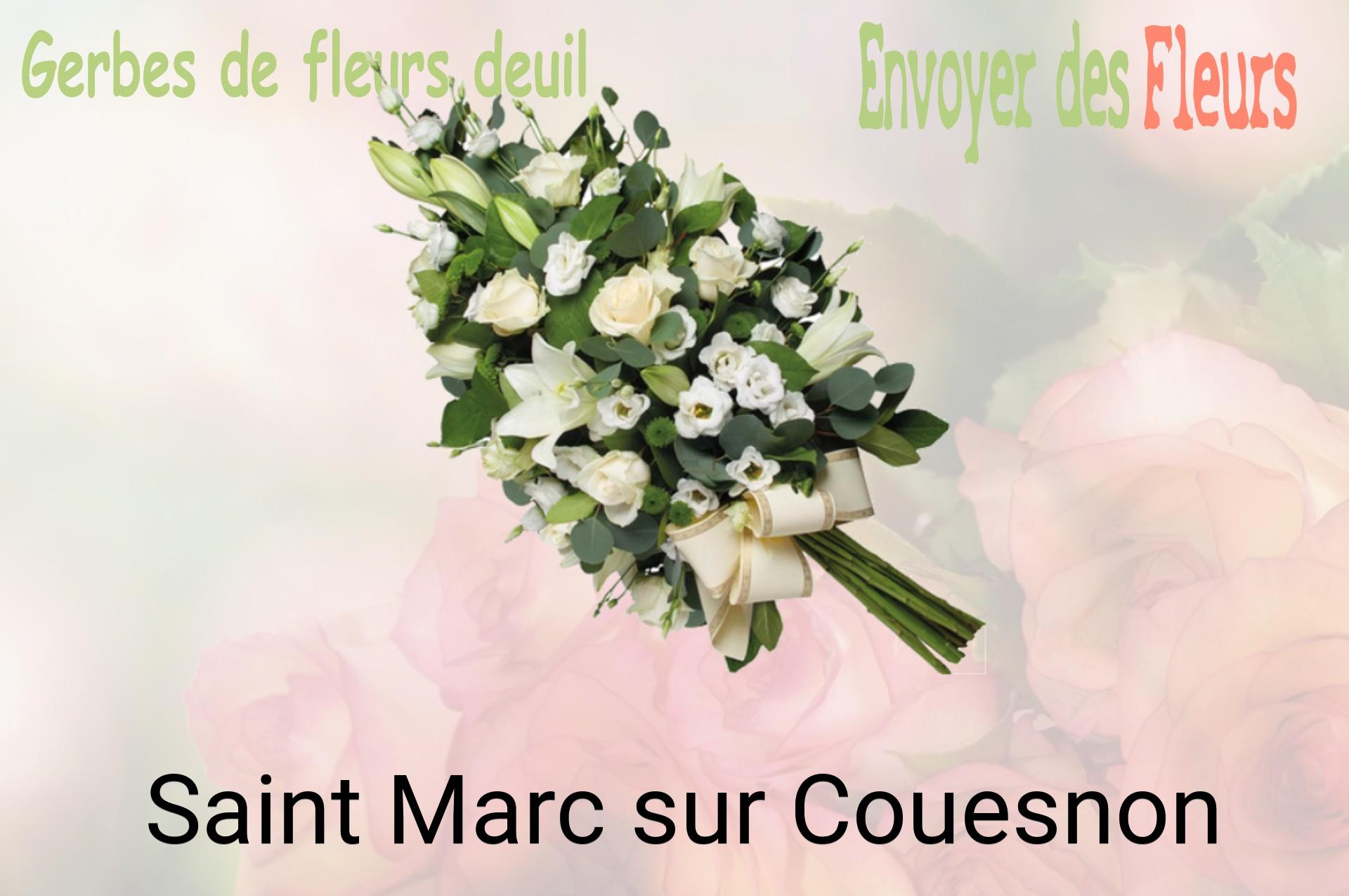Gerbe de fleurs de deuil livrée à Saint-Marc-sur-Couesnon
